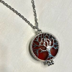Natural Red Agate Necklace